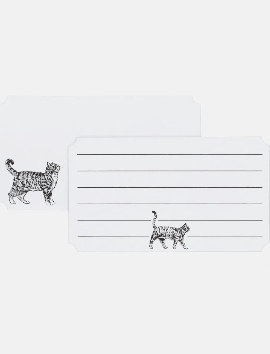 Cat-printed Memo Cards