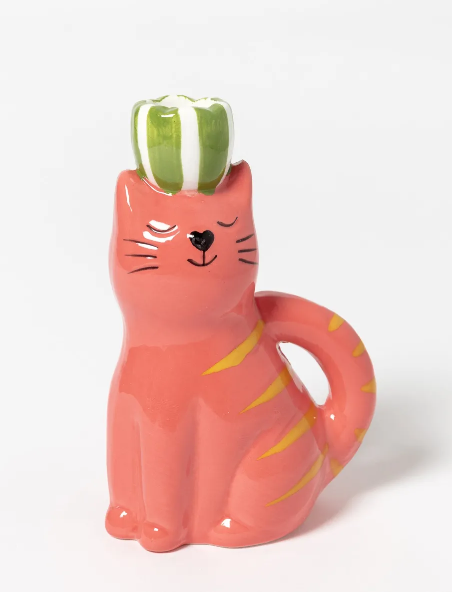 Cat-shaped Candle Holder