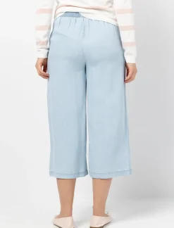Chambray Gaucho Pants