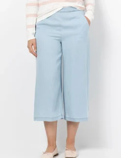 Chambray Gaucho Pants