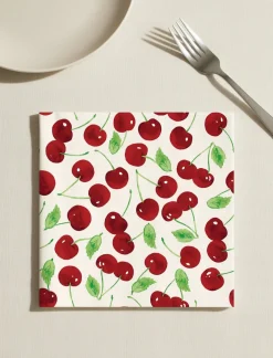 Cherry Paper Napkins - Pack of 20