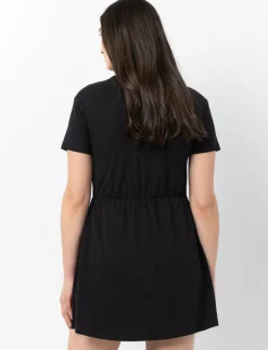 Cinched-waist Dress