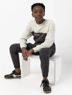 Colour Block Fleece Sweatshirt