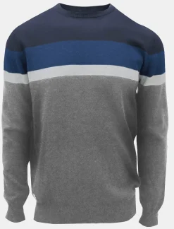 Colour Block Knit Sweater