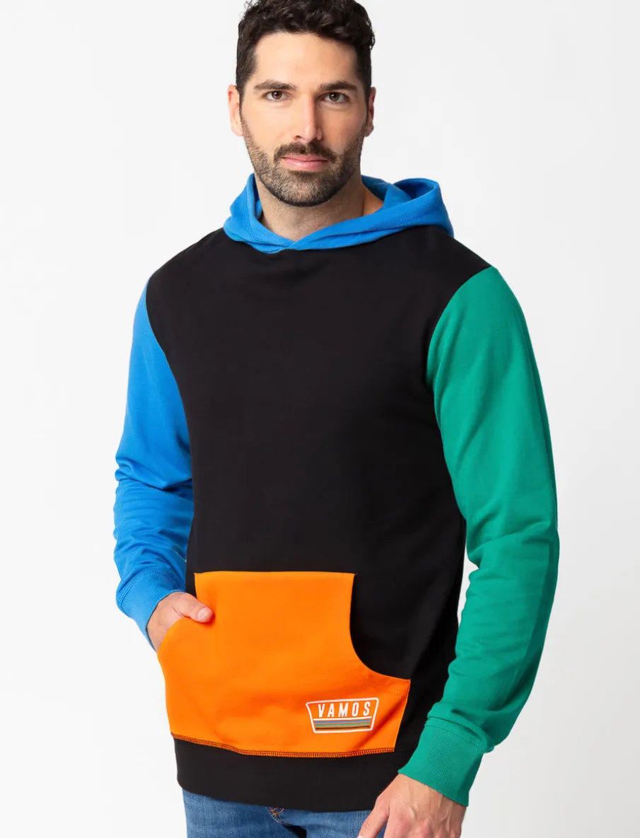 Colour Block Organic Cotton Hoodie