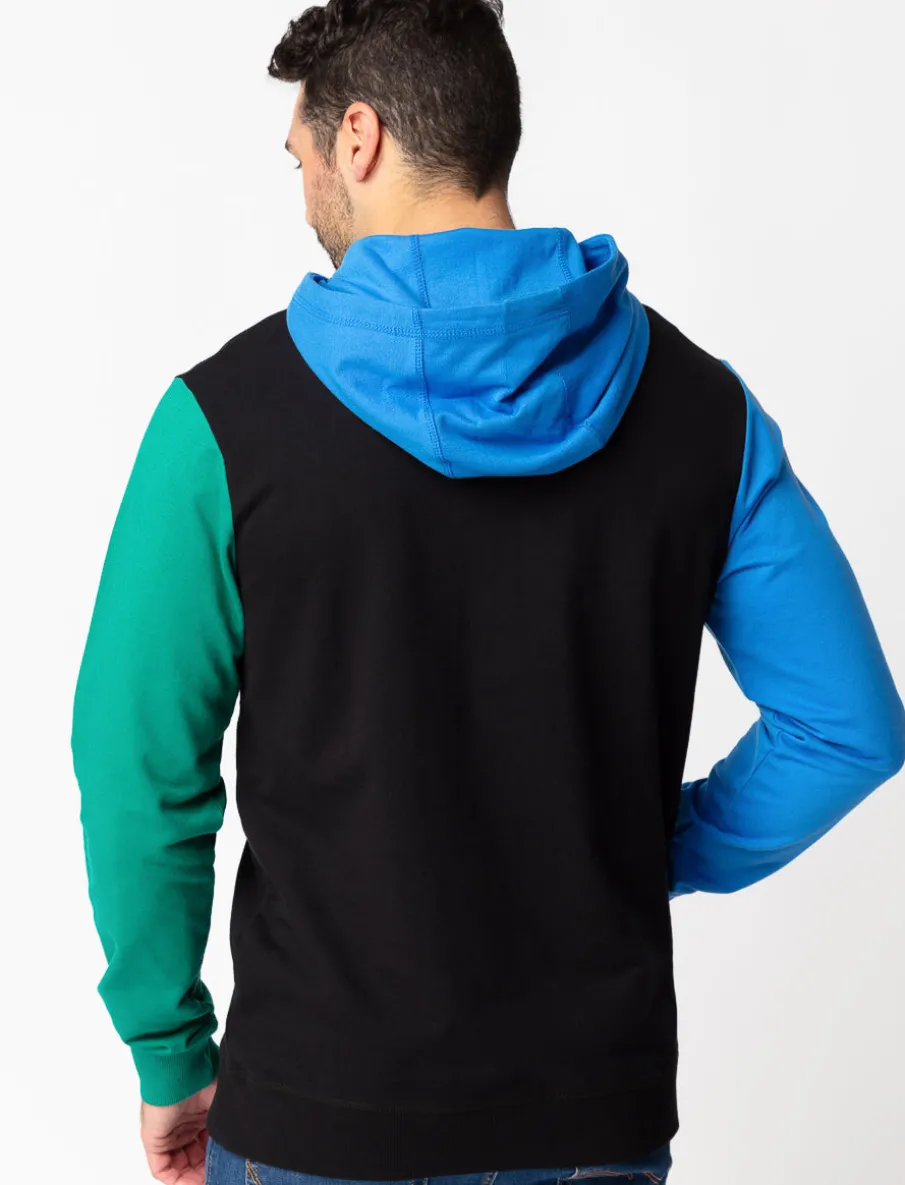 Colour Block Organic Cotton Hoodie