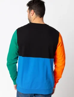 Colour Block Organic Cotton Sweatshirt
