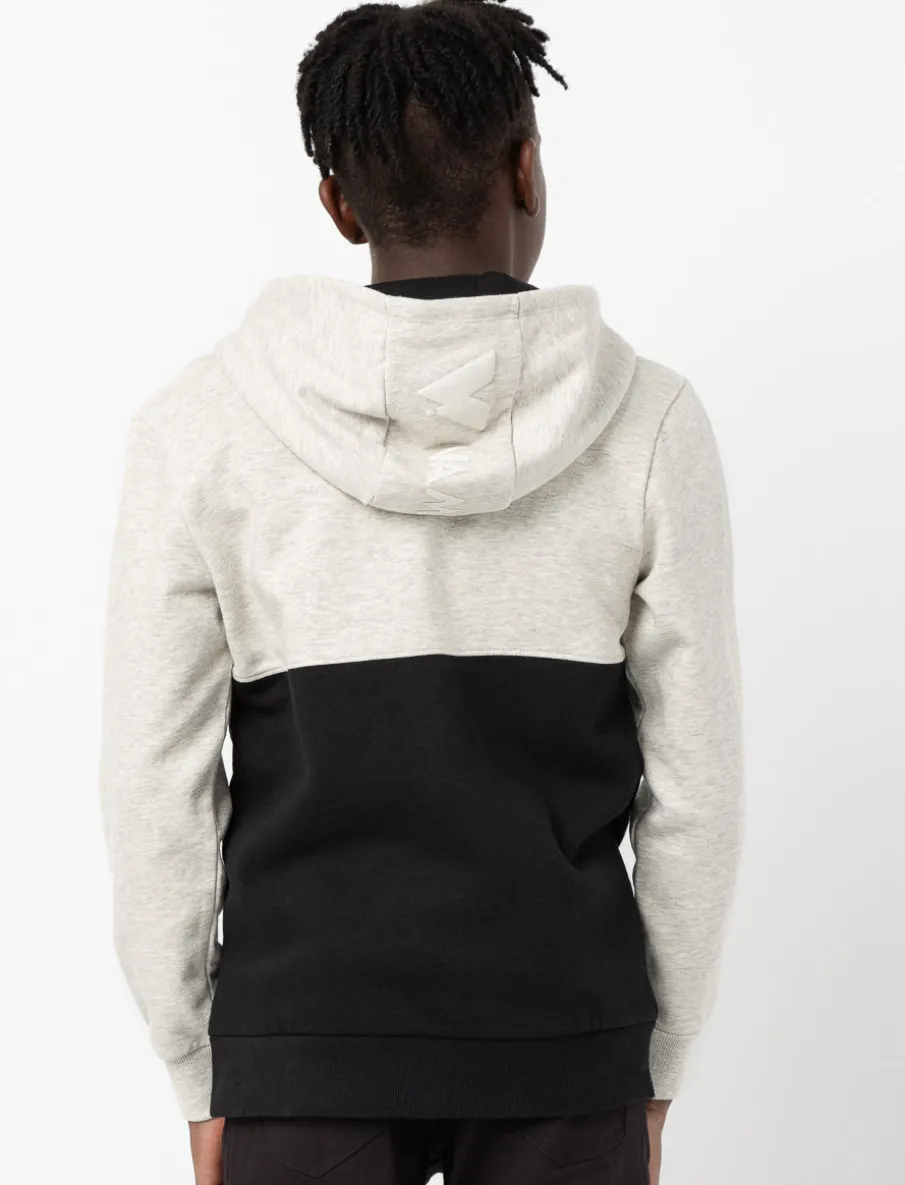 Colour Block Zip-up Hoodie