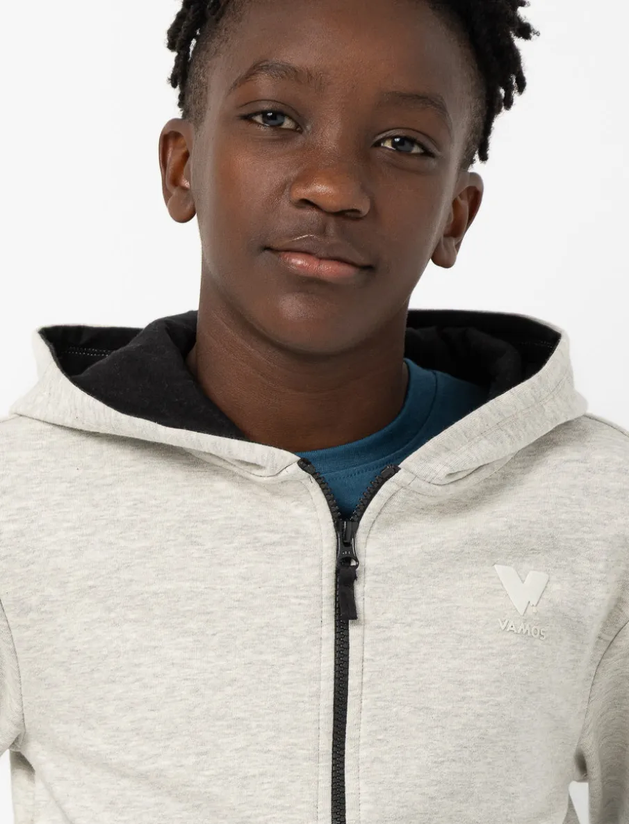 Colour Block Zip-up Hoodie