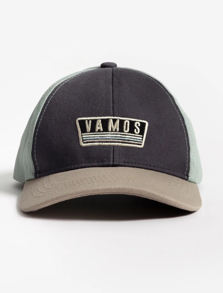 Colour-block Cap with Patch