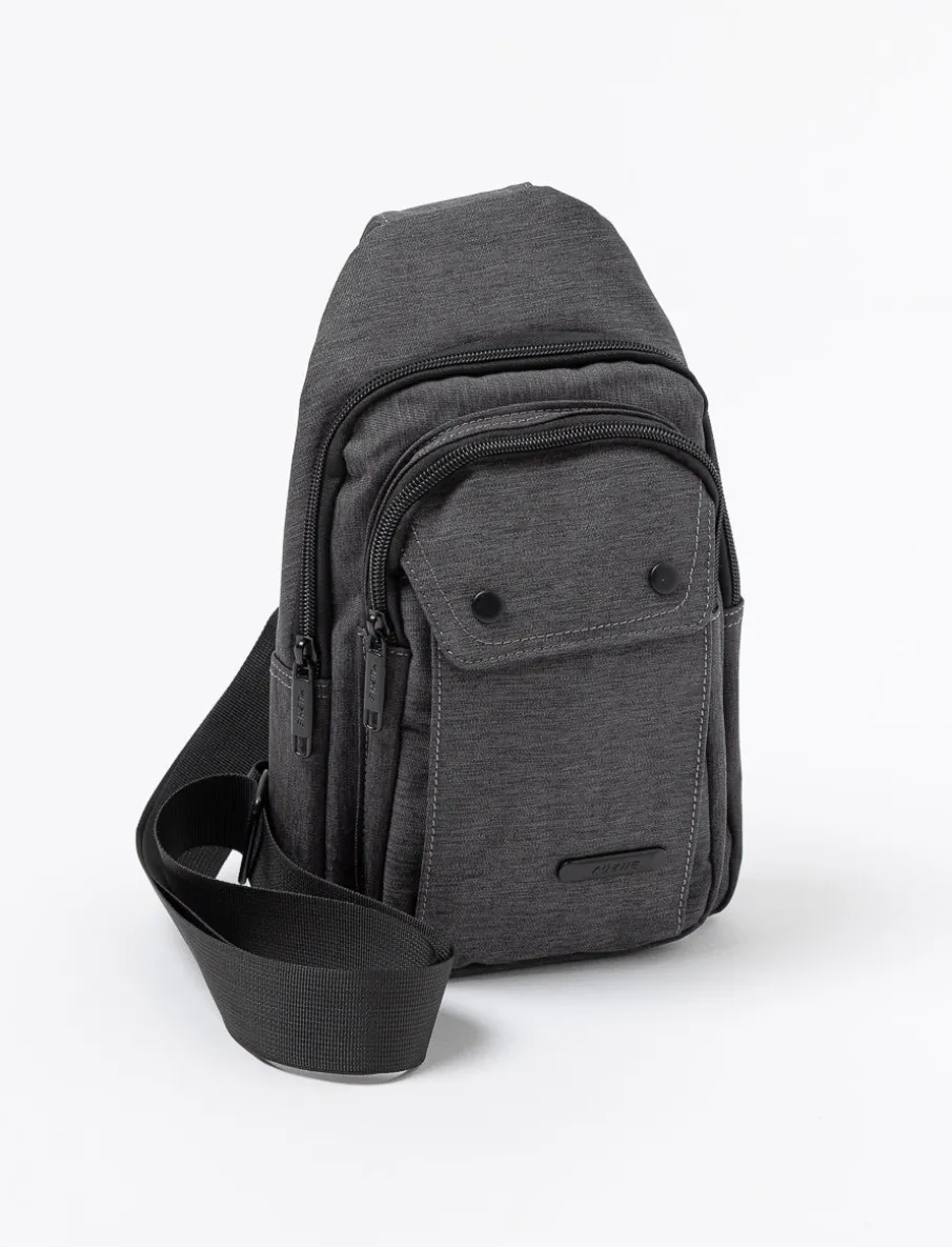 Compact Crossbody Bag with Multiple Pockets