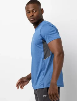 Contrast Panel Sports T-shirt