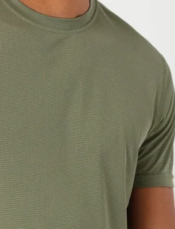 Contrast Panel Sports T-shirt