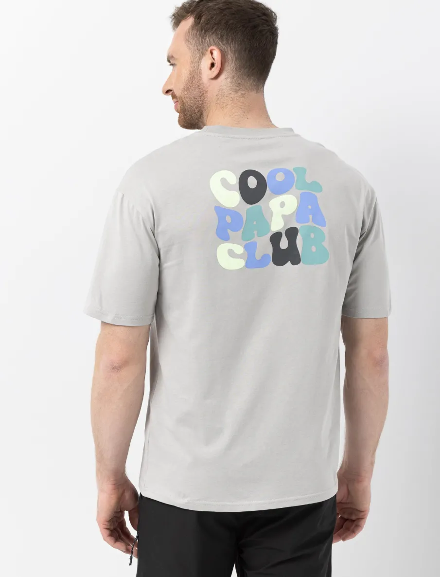 Cool Papa Club Printed T-Shirt