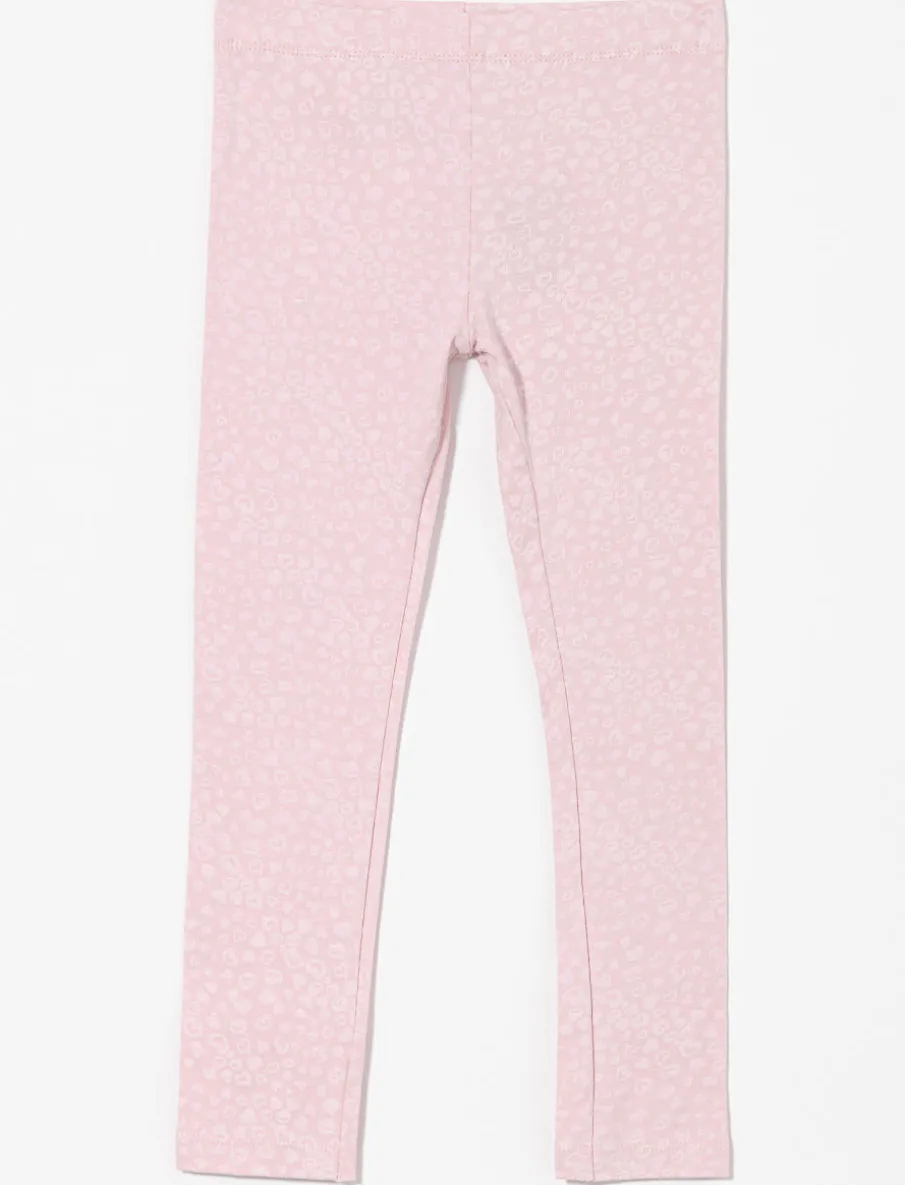 Cotton Leggings with Elastic Waistband - Little Girl