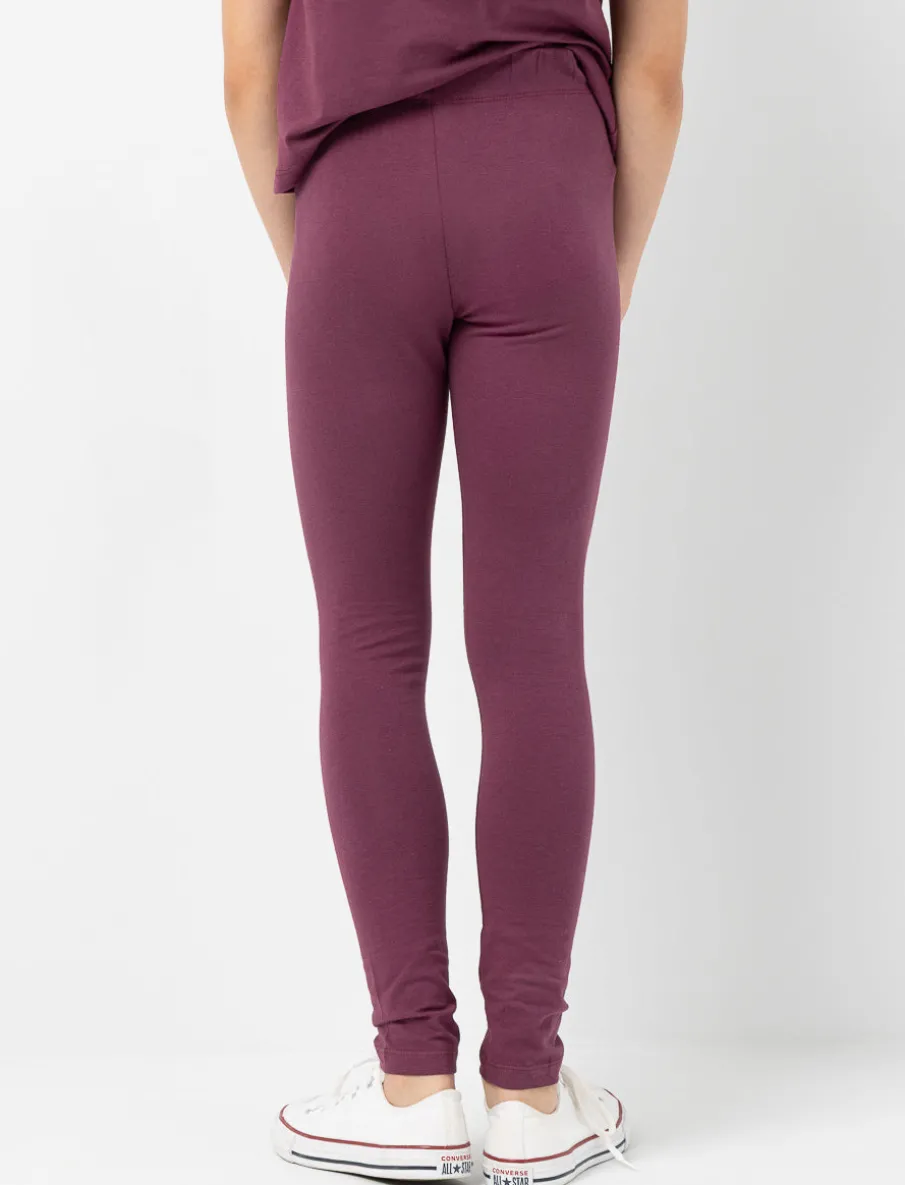 Cotton Leggings with Elastic Waistband
