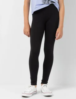 Cotton Leggings with Elastic Waistband