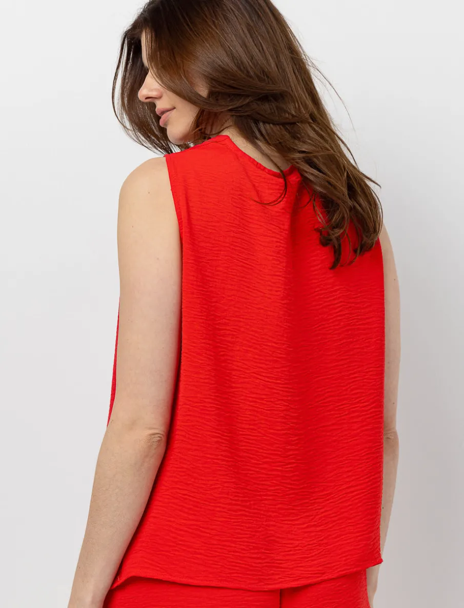 Cowl neck Tank Top