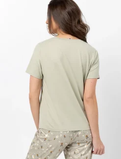 Crew Neck Pajama T-Shirt