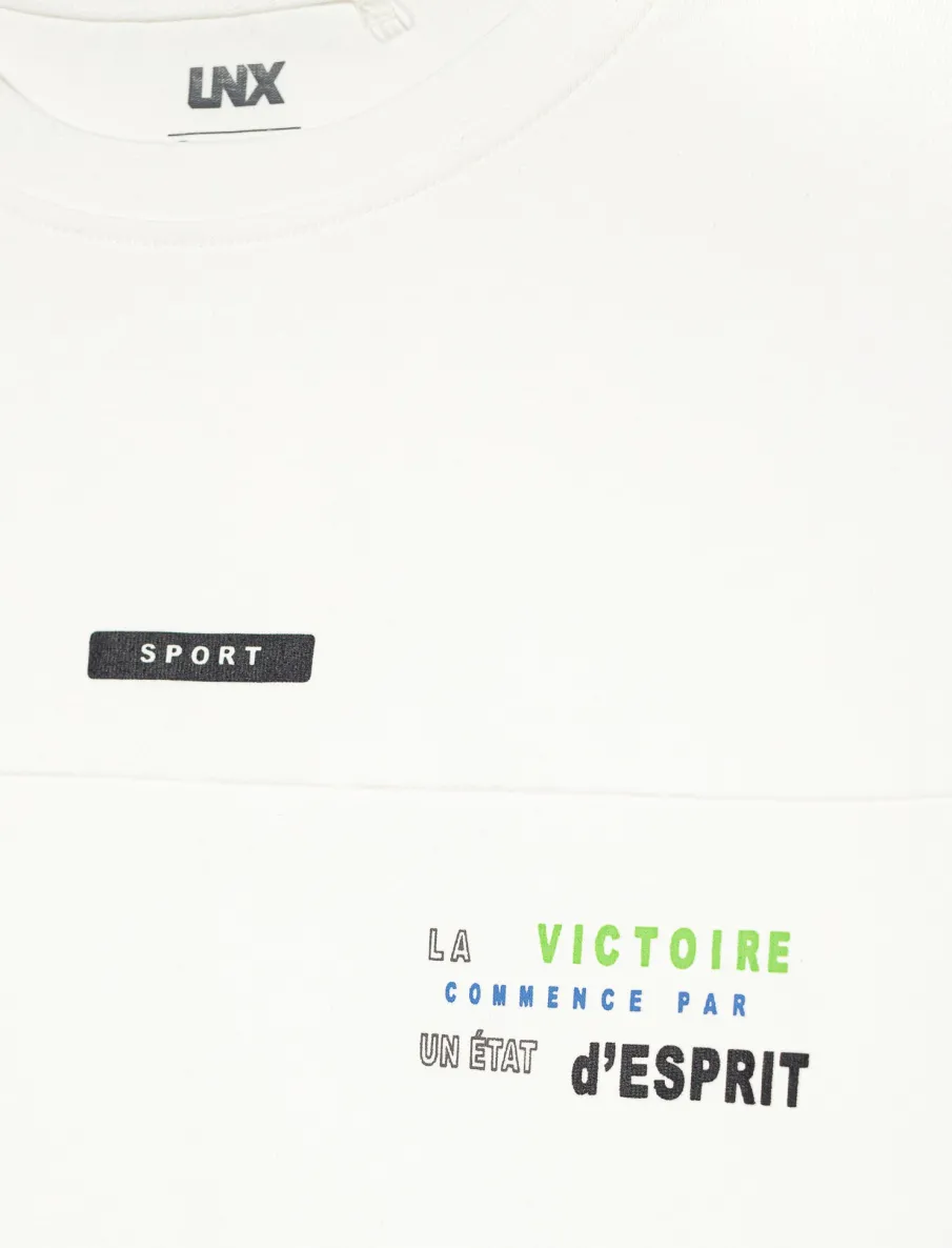 Crew Neck Printed T-Shirt
