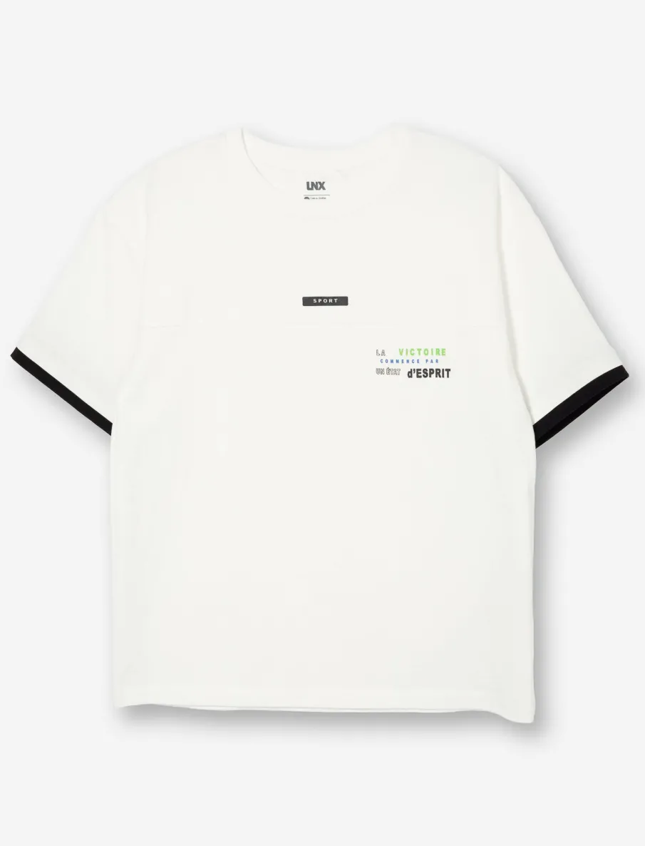 Crew Neck Printed T-Shirt