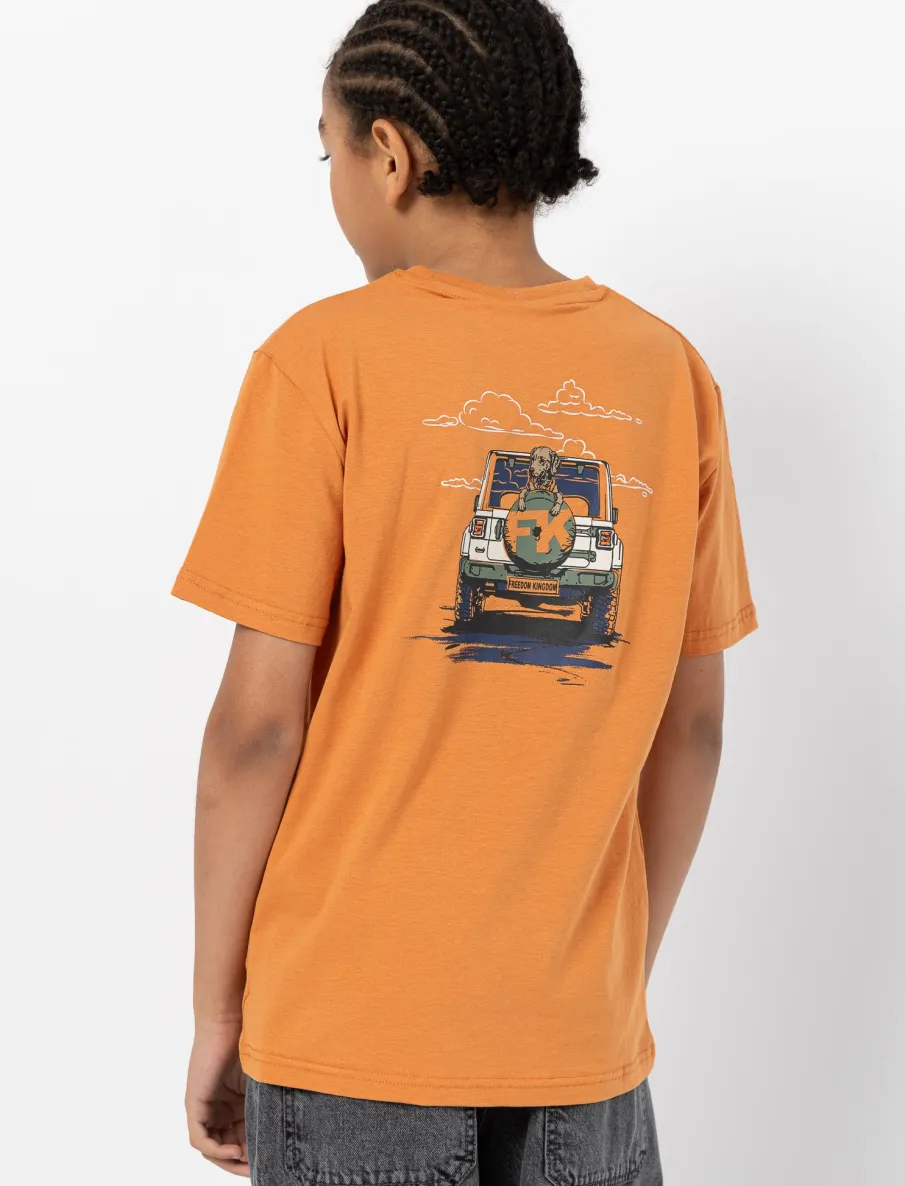 Crew Neck Printed T-Shirt