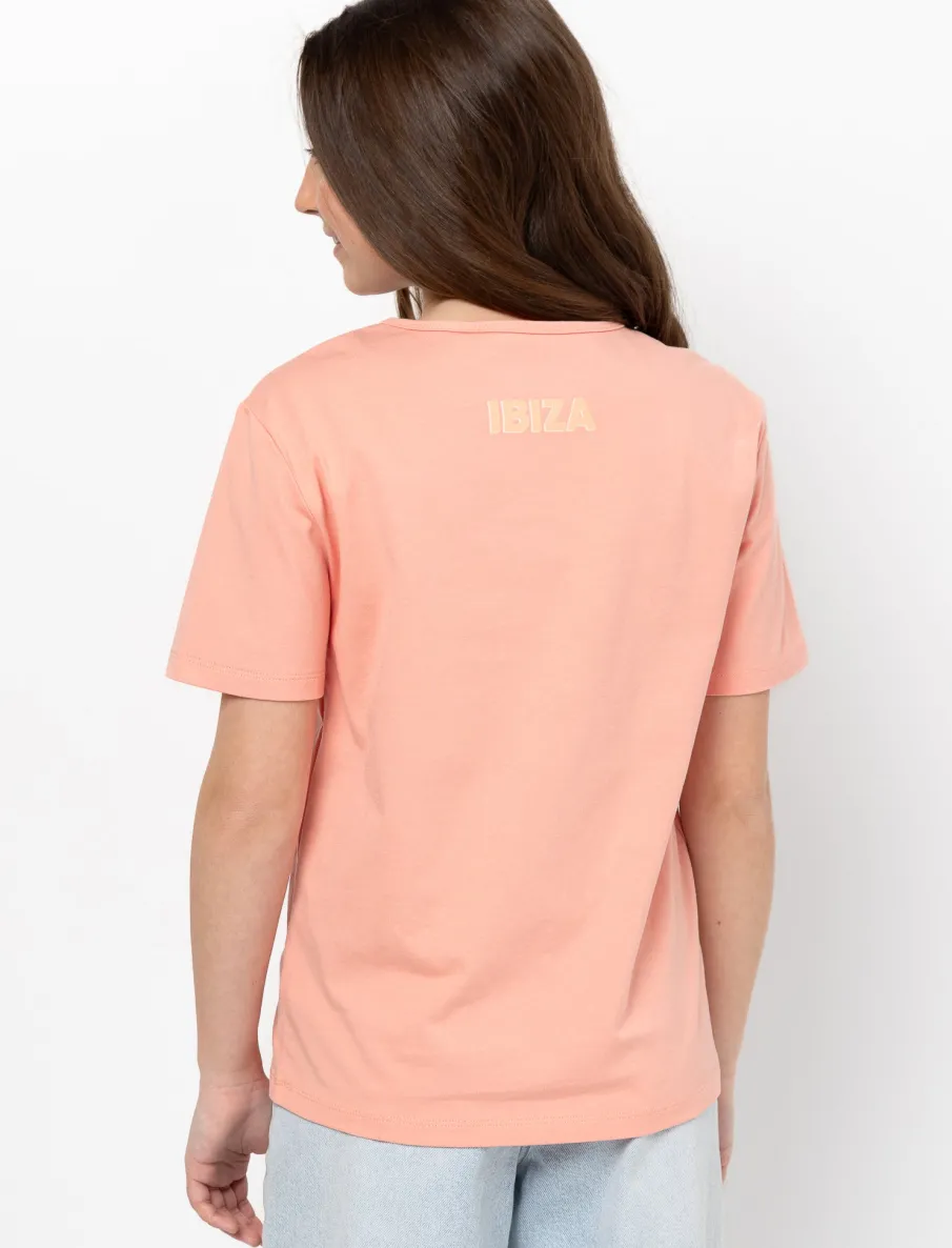 Crew Neck Printed T-Shirt - Teen Girls