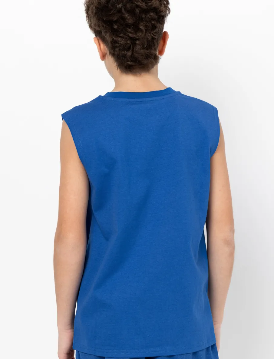 Crew Neck Sports Tank - Teen Boys