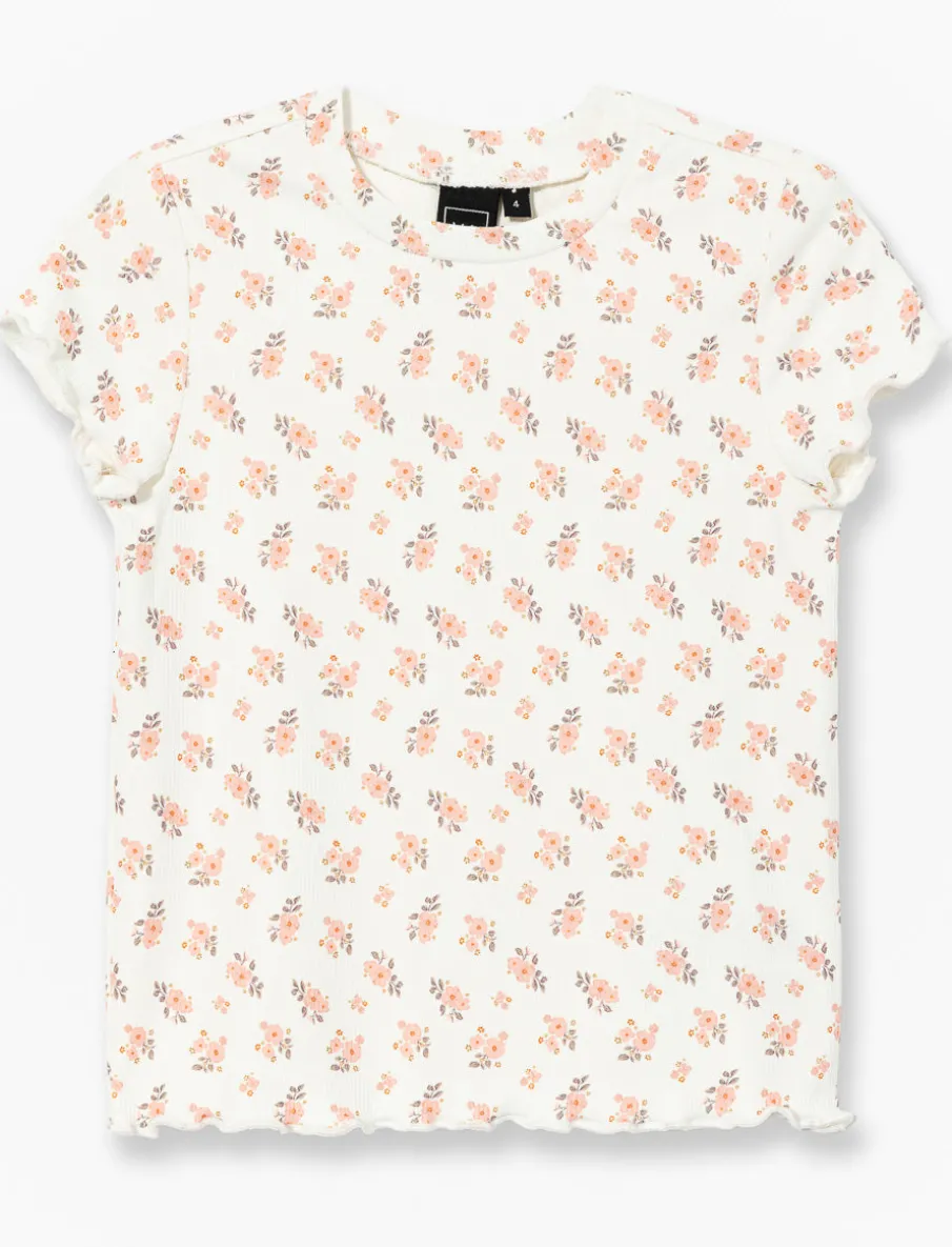 Crew Neck T-Shirt - Little Girls