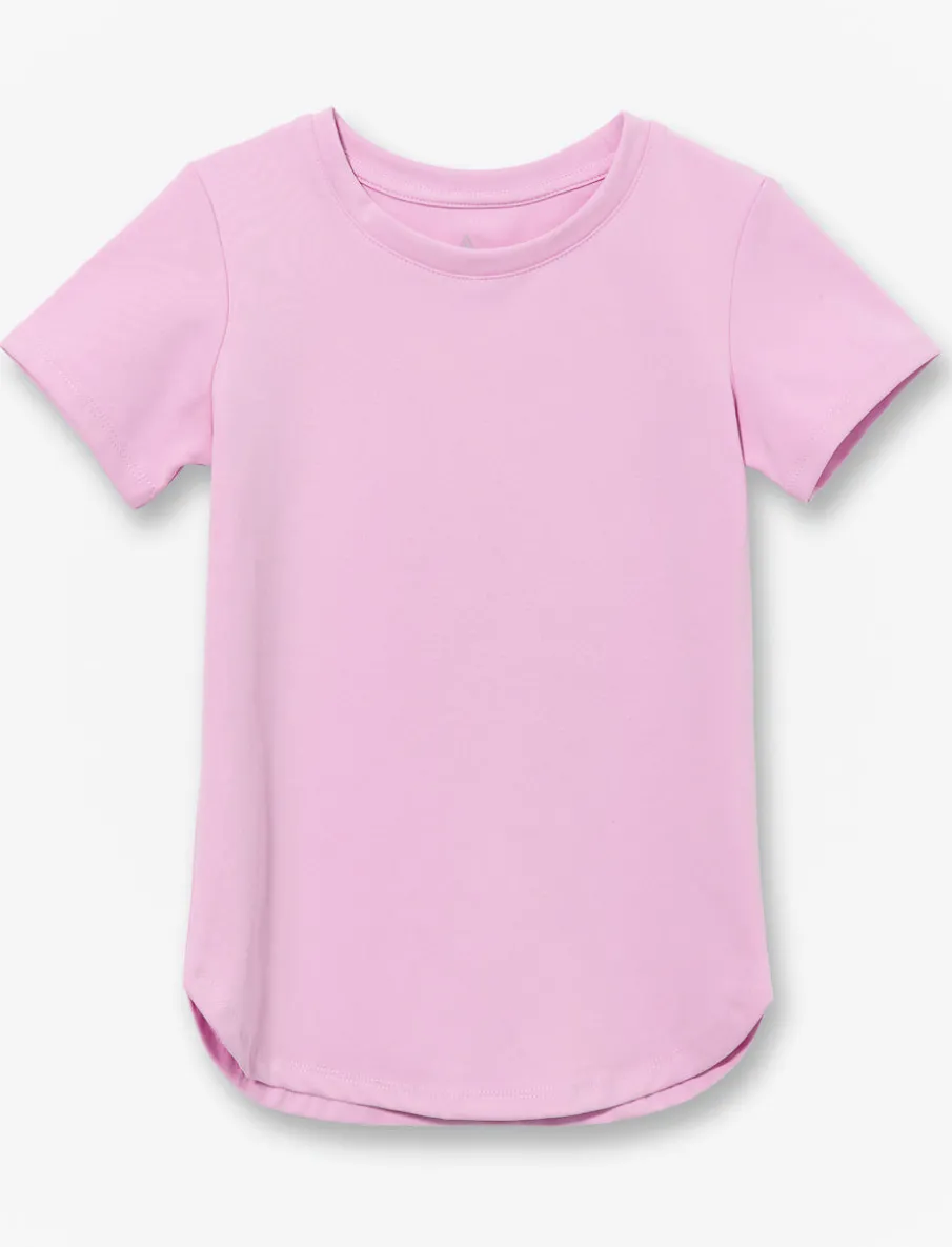 Crew-neck Sports T-shirt - Little Girl