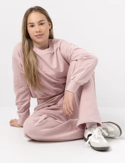 Crewneck Sweatshirt with Cinched Hem
