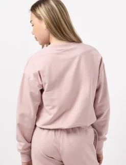 Crewneck Sweatshirt with Cinched Hem