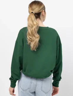 Crewneck Sweatshirt with Cinched Hem