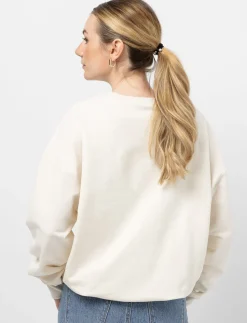 Crewneck Sweatshirt with Cinched Hem