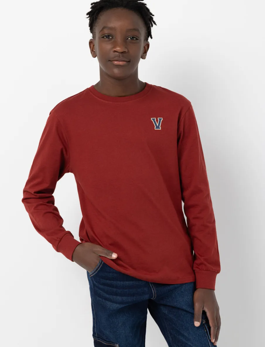 Crew-neck T-shirt with Back Print