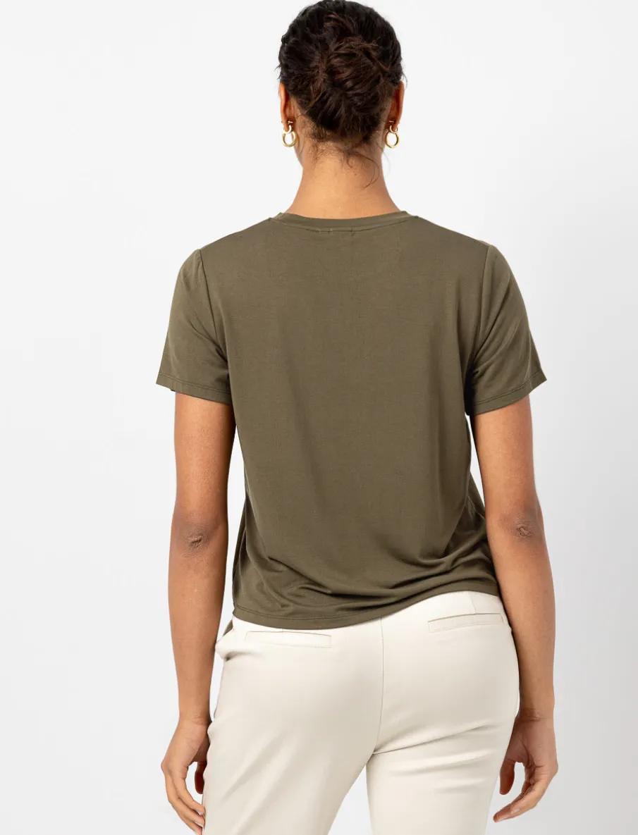 Crew-neck T-shirt with Pocket