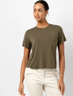 Crew-neck T-shirt with Pocket