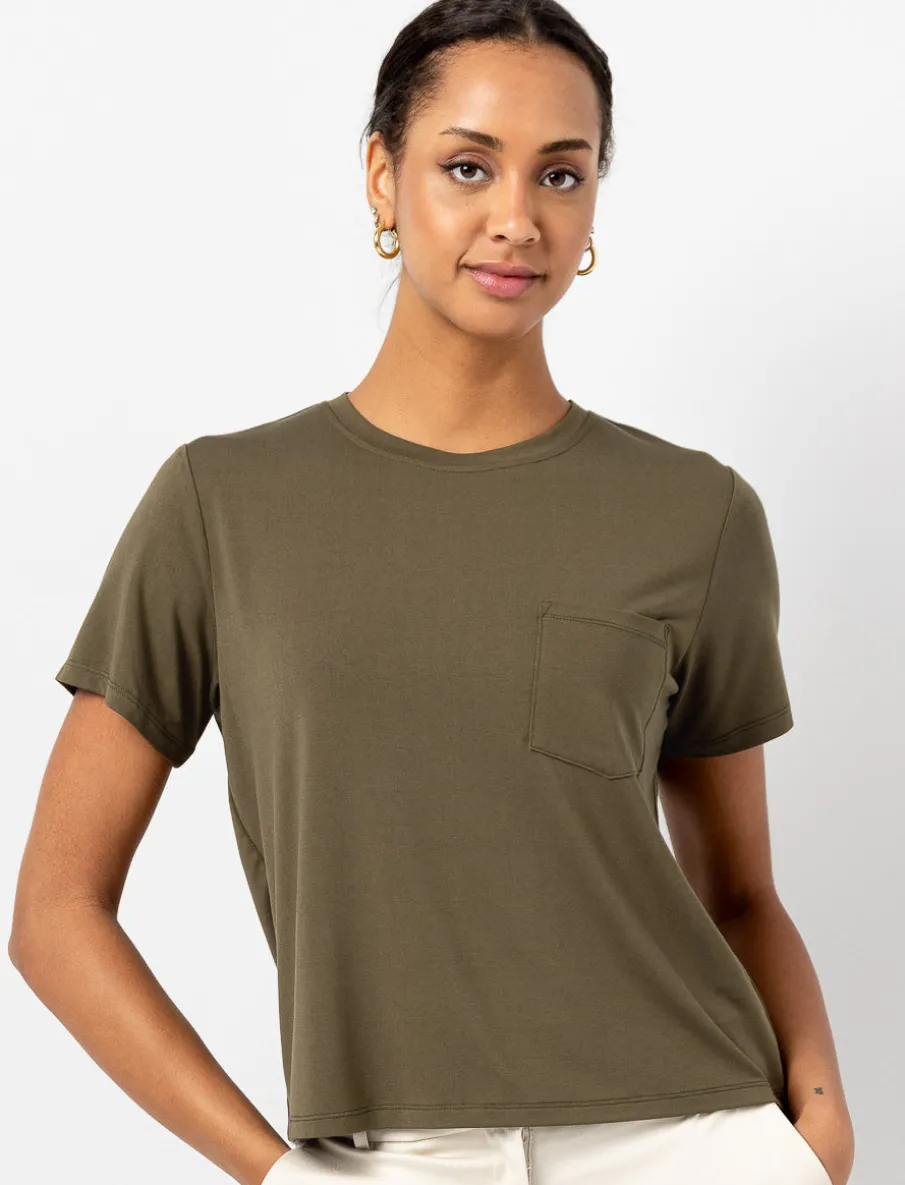 Crew-neck T-shirt with Pocket
