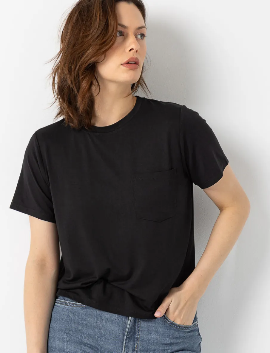 Crew-neck T-shirt with Pocket
