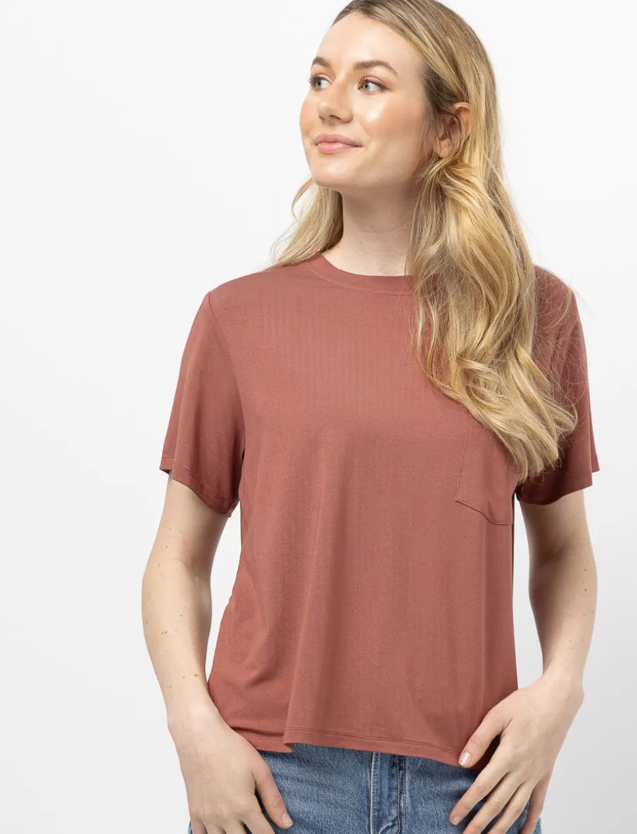 Crew-neck T-shirt with Pocket