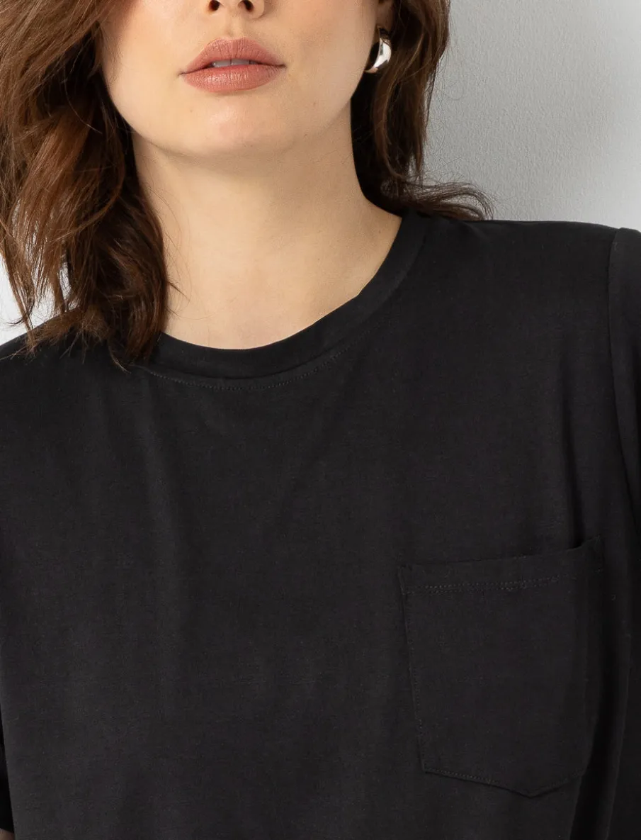 Crew-neck T-shirt with Pocket