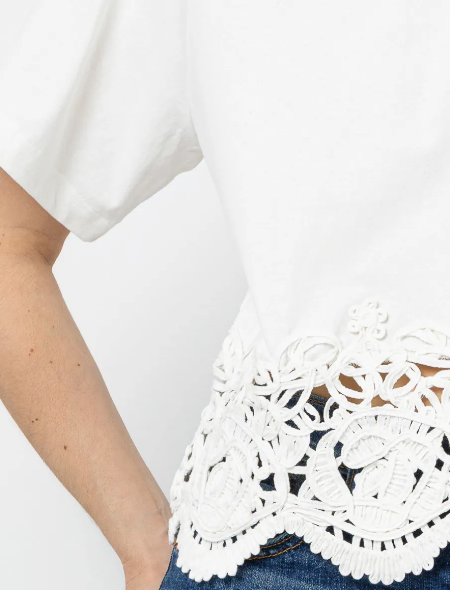 Crochet Detail T-shirt