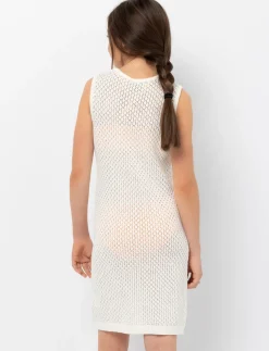 Crochet V-neck Dress