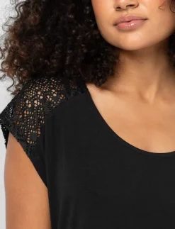 Crochet-detail Swim Cover-up Tunic