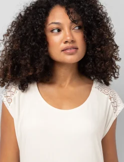 Crochet-detail Swim Cover-up Tunic