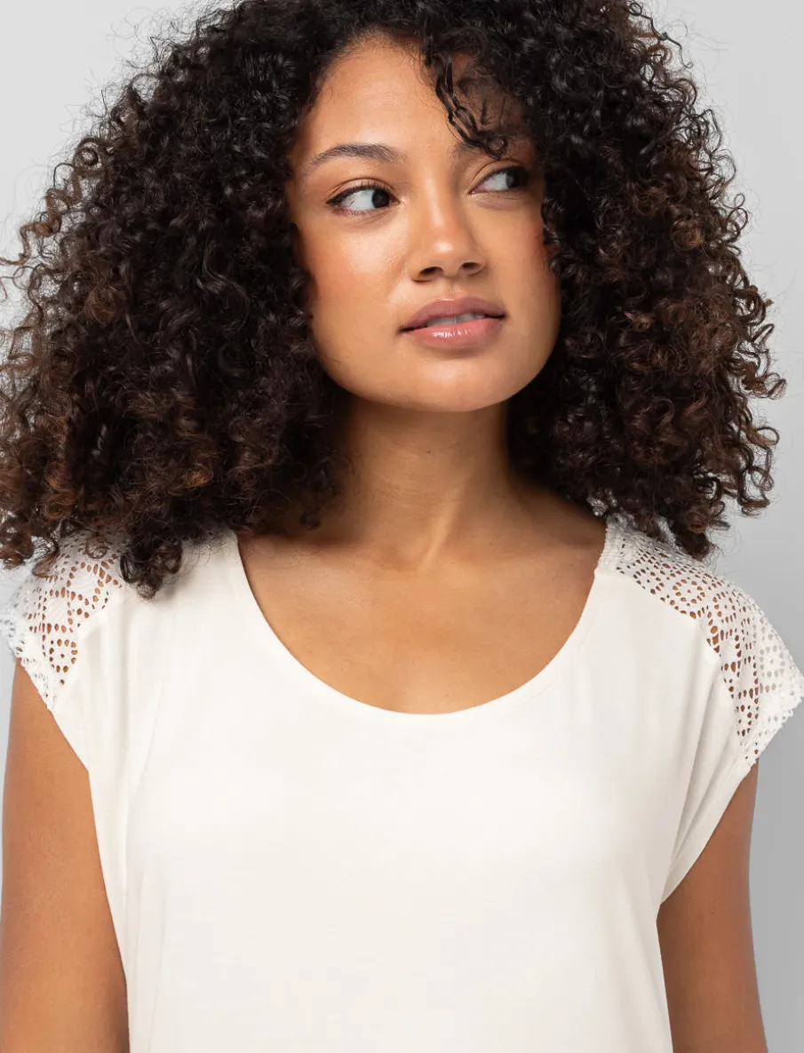 Crochet-detail Swim Cover-up Tunic