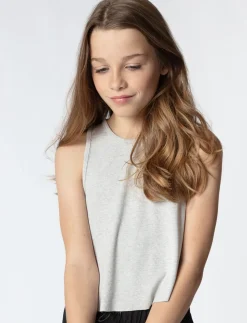 Cropped Ribbed Tank Top