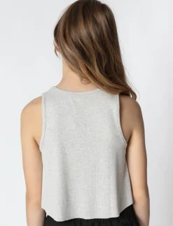 Cropped Ribbed Tank Top