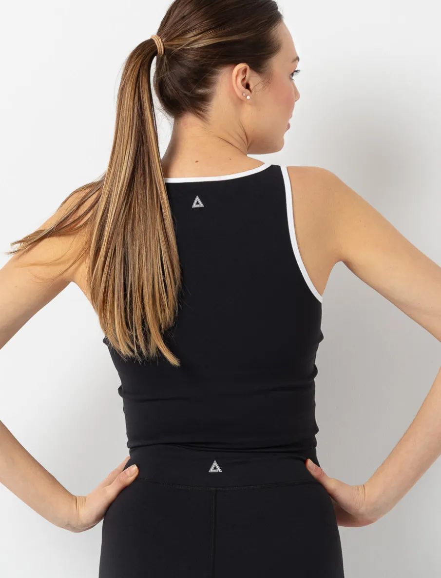 Cropped Sports Tank Top