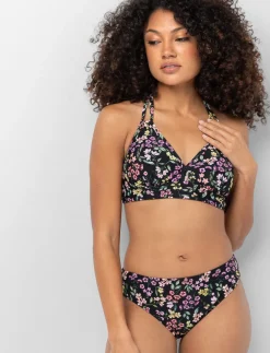 Cross-back Double-strap Bikini Top